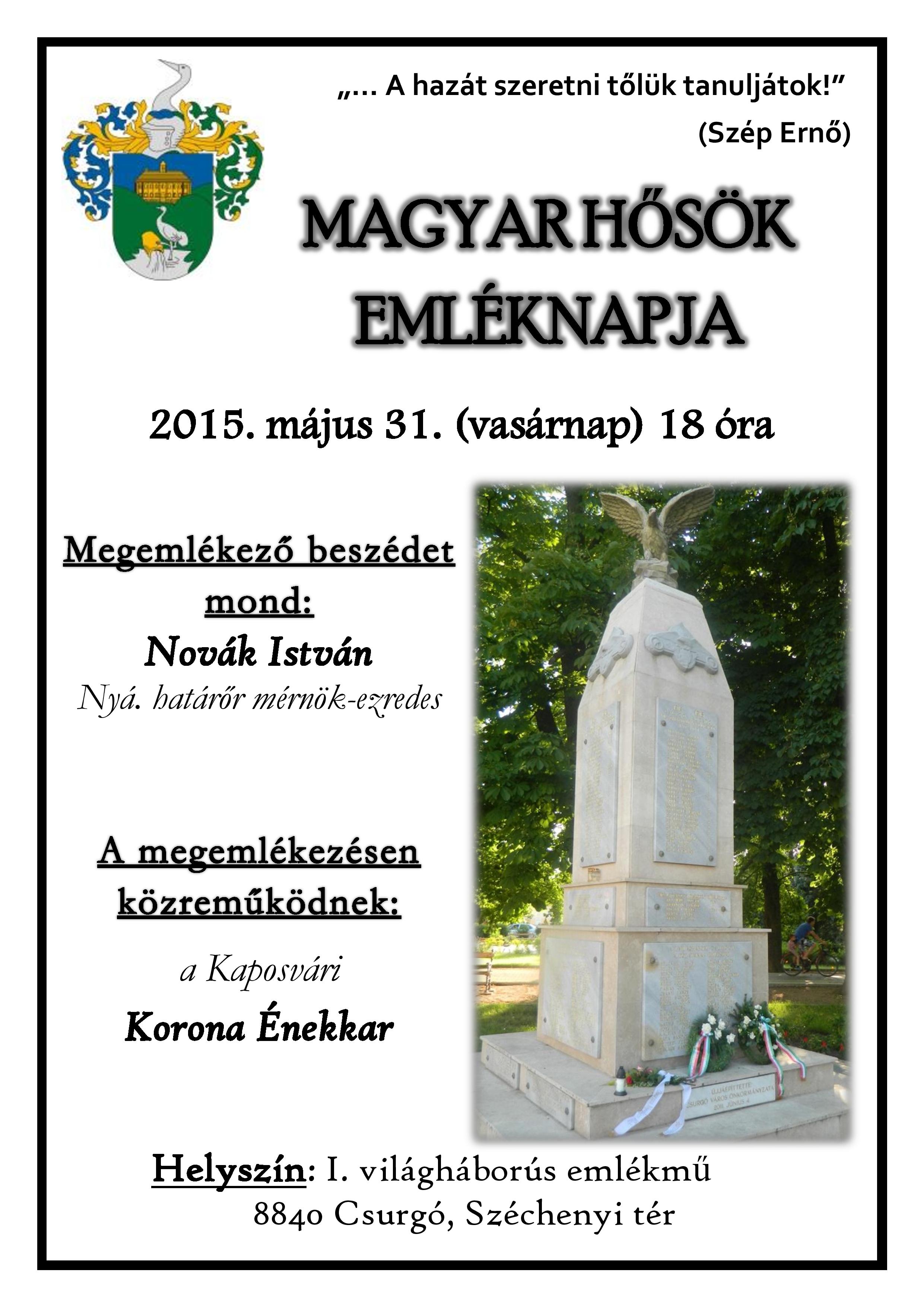 Magyar Hosok Napja 2015