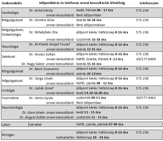  szakrendeles 