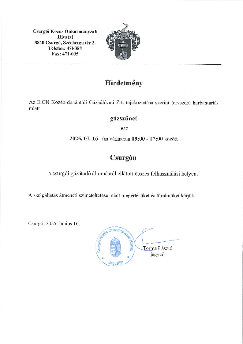 Gázszünet 250618