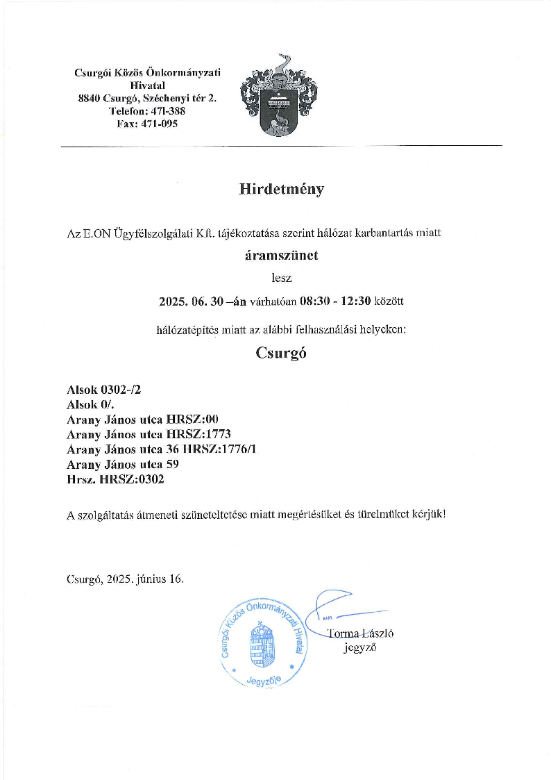 Áramszünet 250618