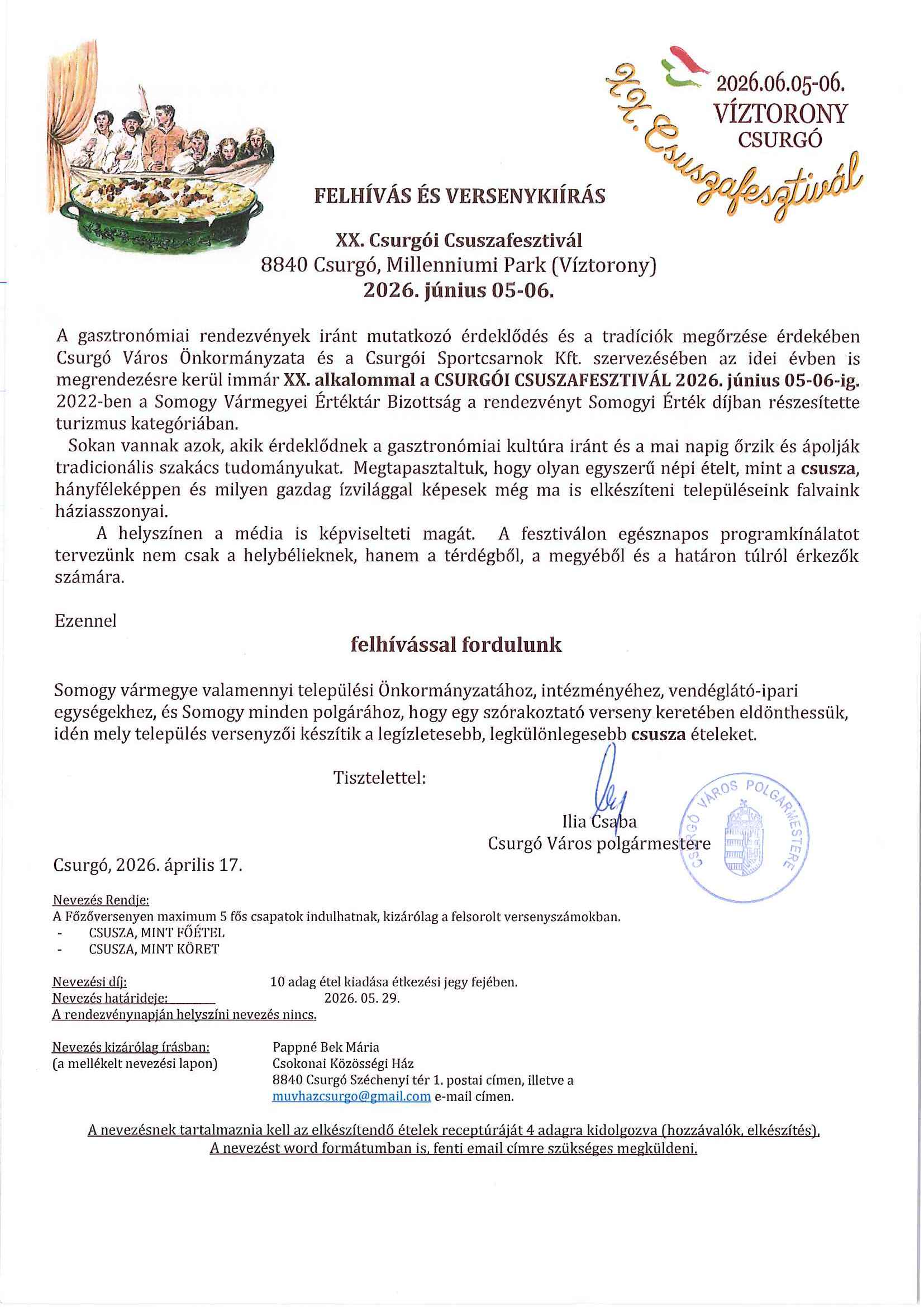Csusza26 verseny