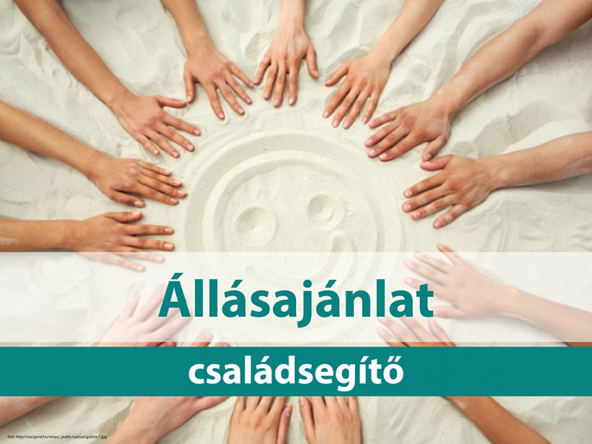 Pályázat - családsegítő munkakör betöltésére