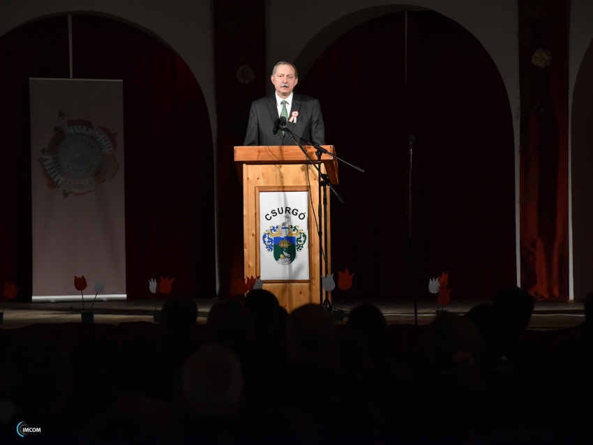 Az 1848/49-es forradalom &eacute;s szabads&aacute;gharc esem&eacute;nyeire eml&eacute;kezett Csurg&oacute;