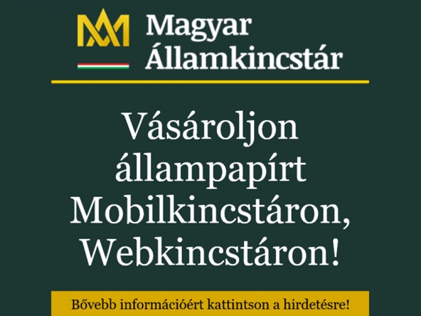 Vásároljon állampapírt Mobilkincstáron, Webkincstáron!