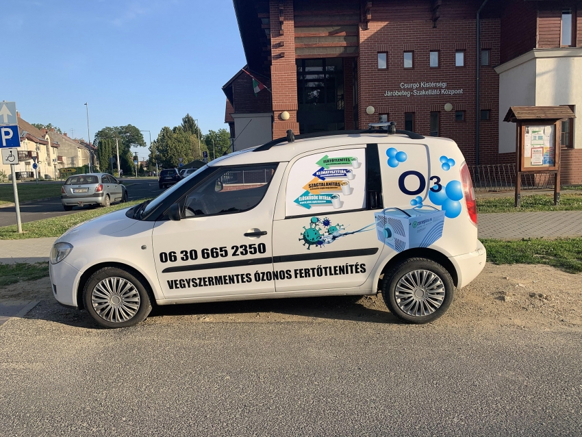 &Oacute;zonos fertőtlen&iacute;t&eacute;st v&eacute;geztek a Csurg&oacute;i Eg&eacute;szs&eacute;g&uuml;gyi Centrumban