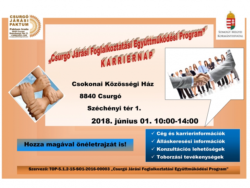 Paktum rendezv&eacute;nyre v&aacute;rj&aacute;k a Csurg&oacute; &eacute;s k&ouml;rny&eacute;kbeli v&aacute;llalkoz&aacute;sokat