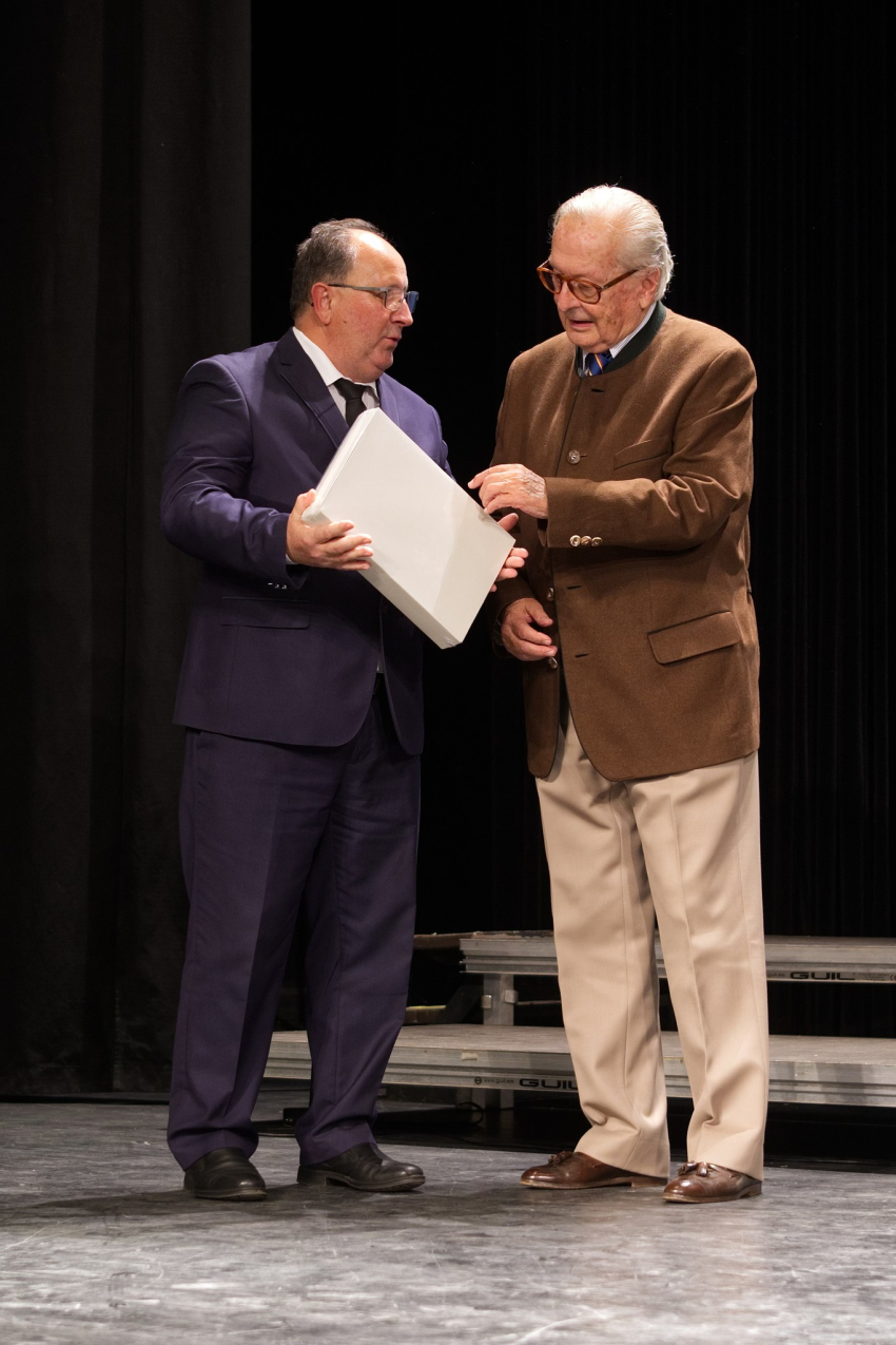 85 éves IV. Festetics György herceg, egykori 